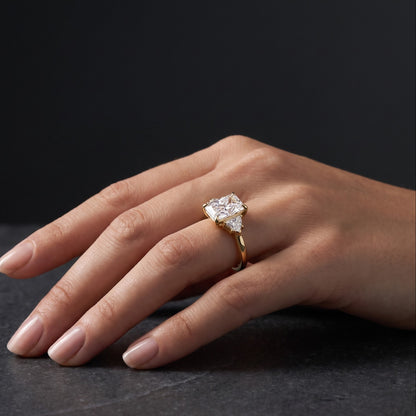3 stone engagement ring​

