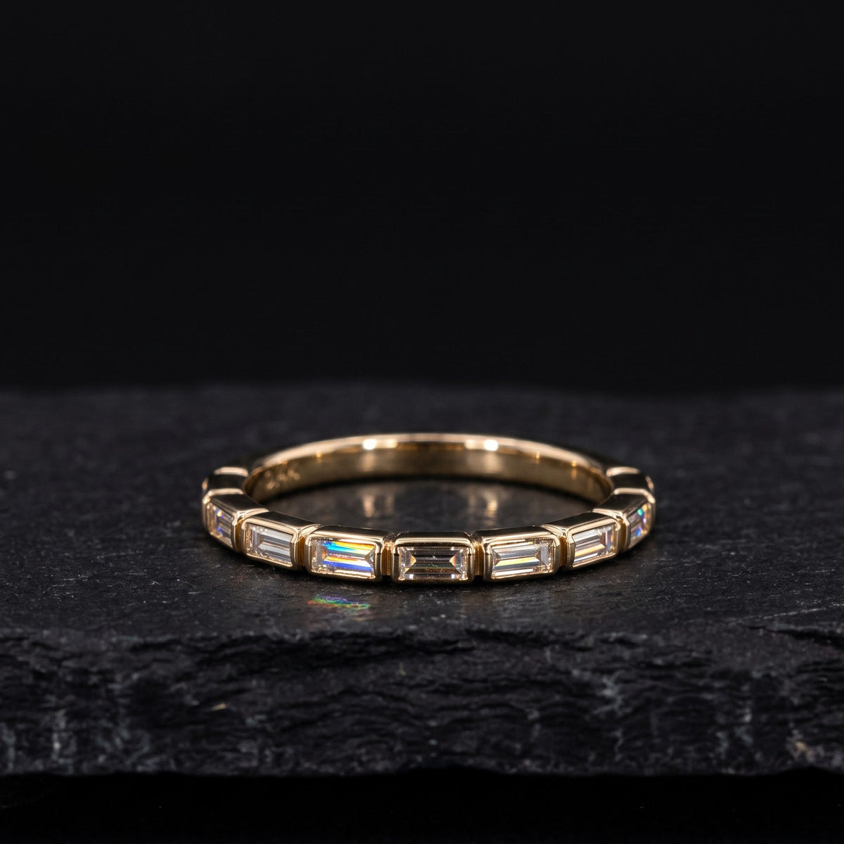 baguette and diamond band​

