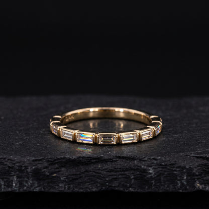 baguette and diamond band​

