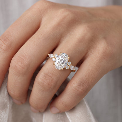1.750ct Oval Lab Grown Diamond Engagement Ring