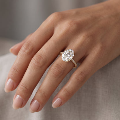 2.68 ct Oval Lab-Grown Diamond Engagement Ring – Ethical Luxury