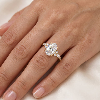 2.00ct Oval Cut 7x9mm Lab-Grown Ring