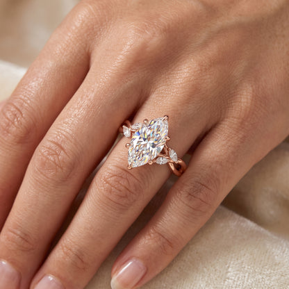 2.0 ct Marquise Lab Grown Diamond Engagement Ring