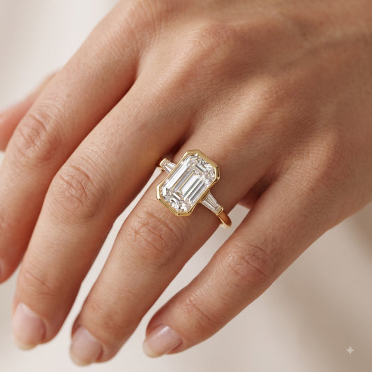 2.40 CT Emerald Cut Ring