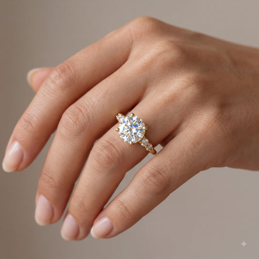 1.00 ct Lab-Grown Diamond Ring | Round & Classic Design