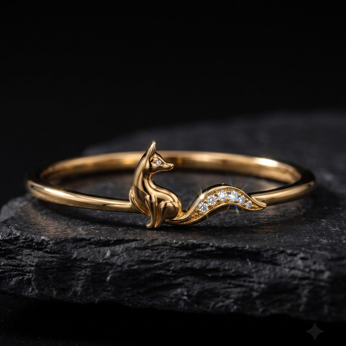 fox jewelry ring