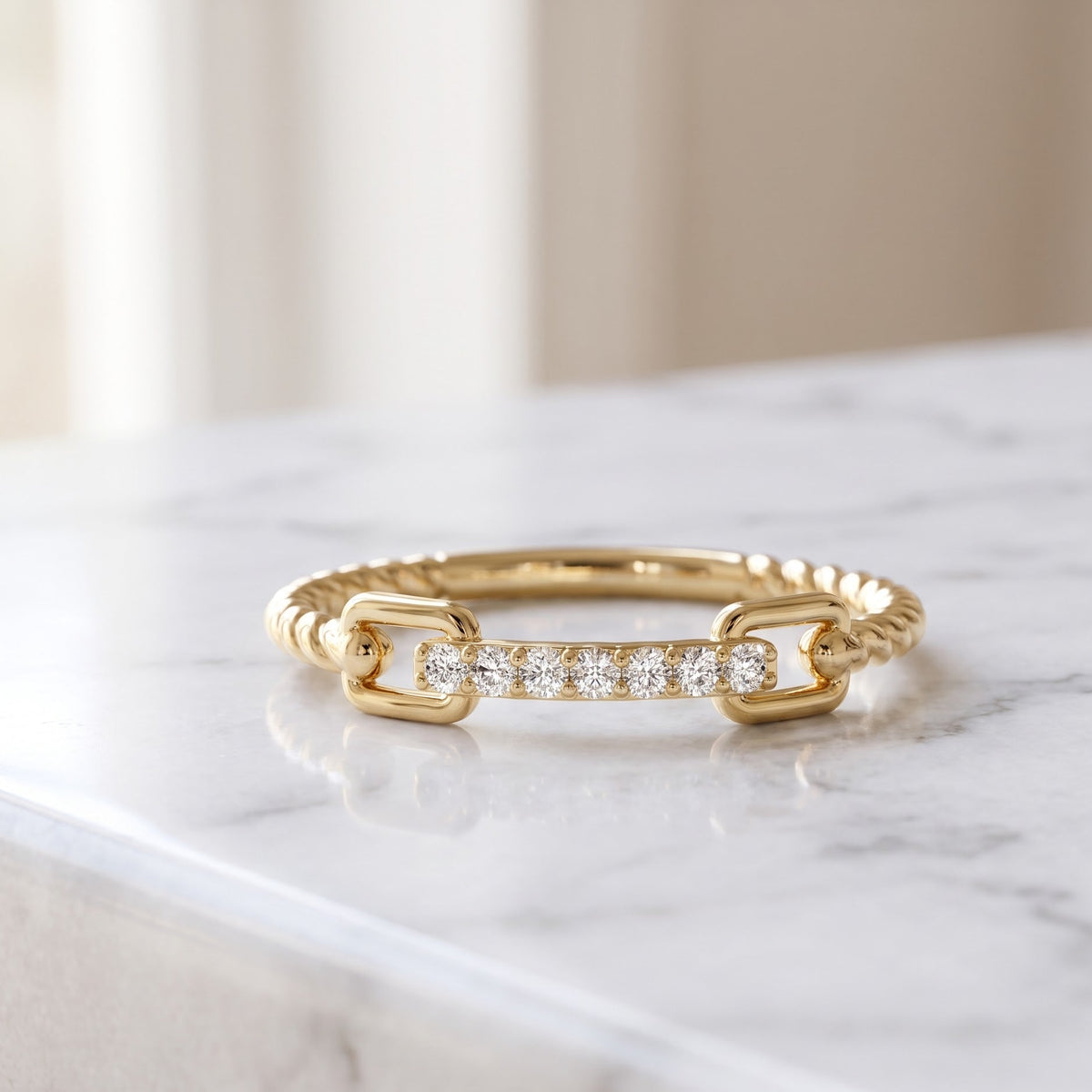 gold dainty rings​

