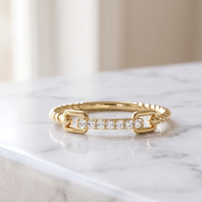 gold dainty rings​

