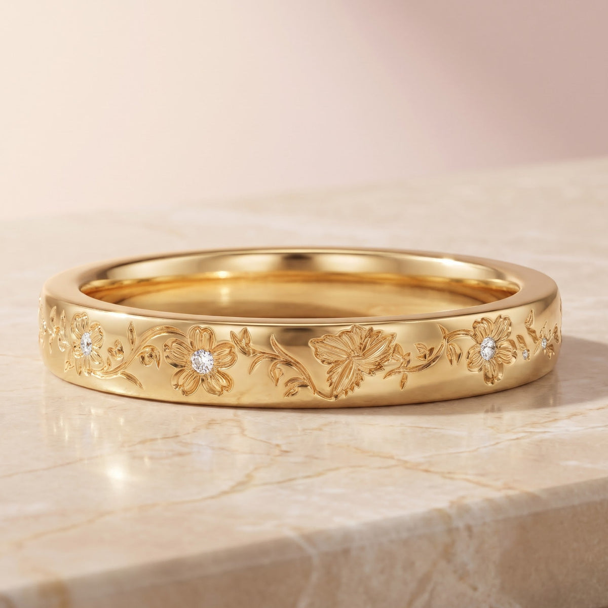 flower and ring