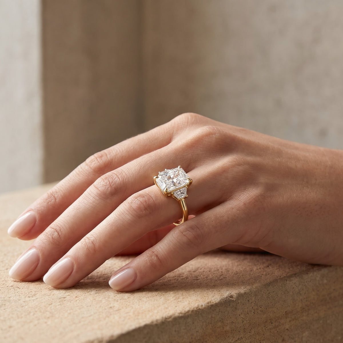 3 stone engagement ring