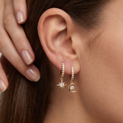 gold earrings for women dangle​

