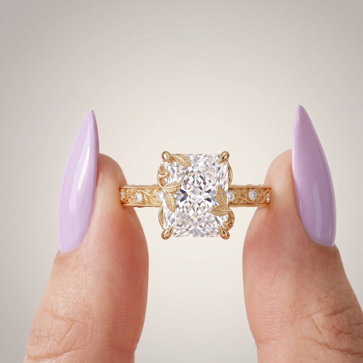 radiant cut engagement ring​

