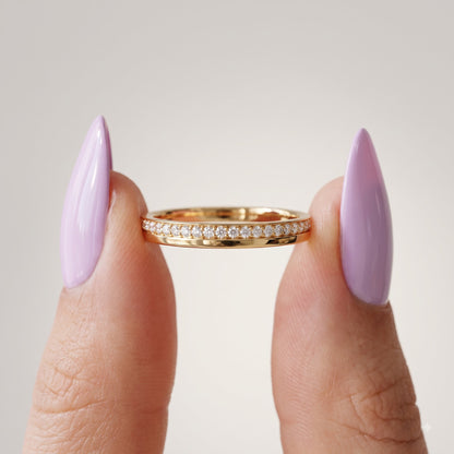 0.300 ct Lab Grown Diamond Eternity Band Ring