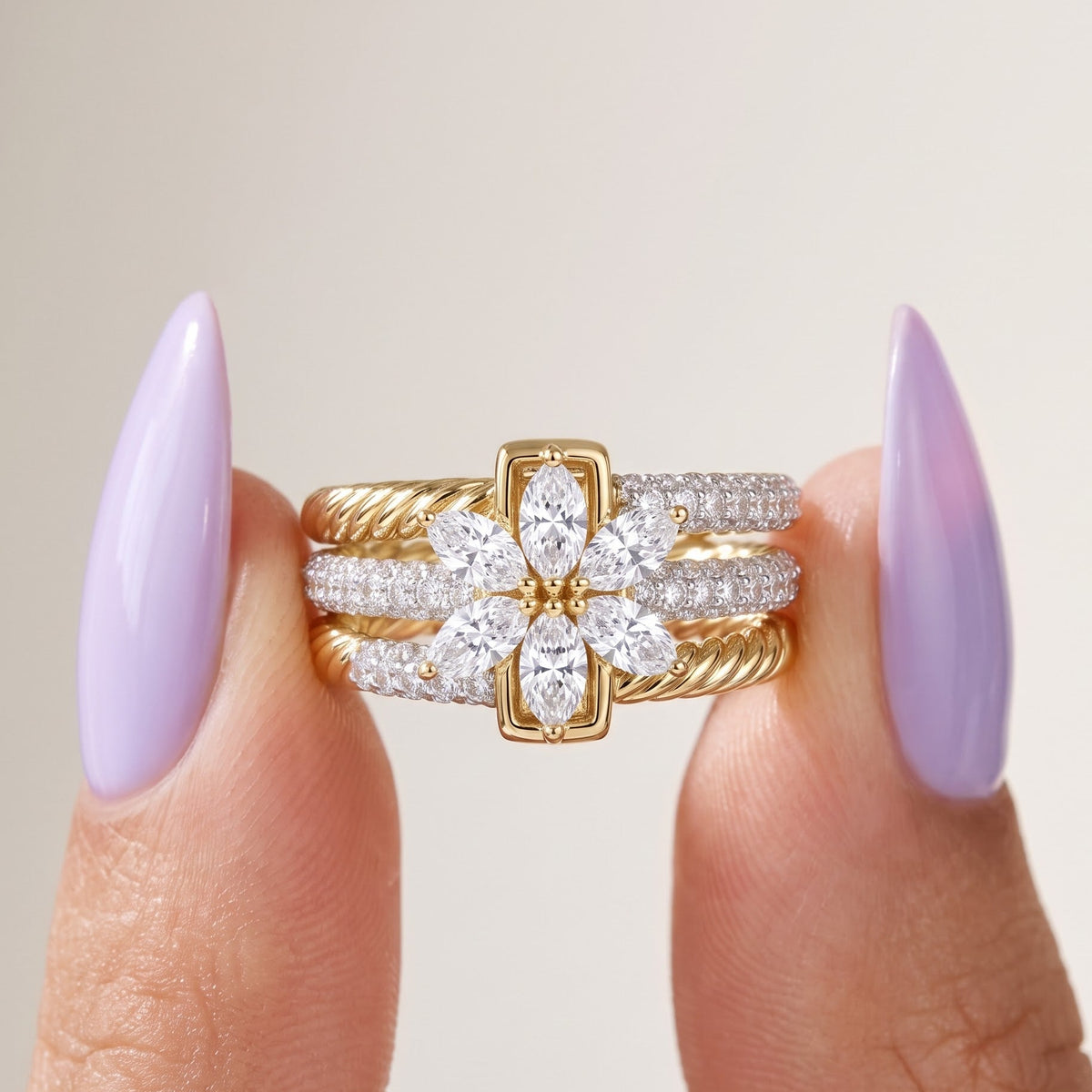 engagement ring diamond marquise cut​

