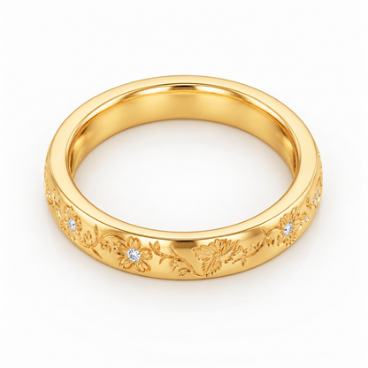 flower engagement rings