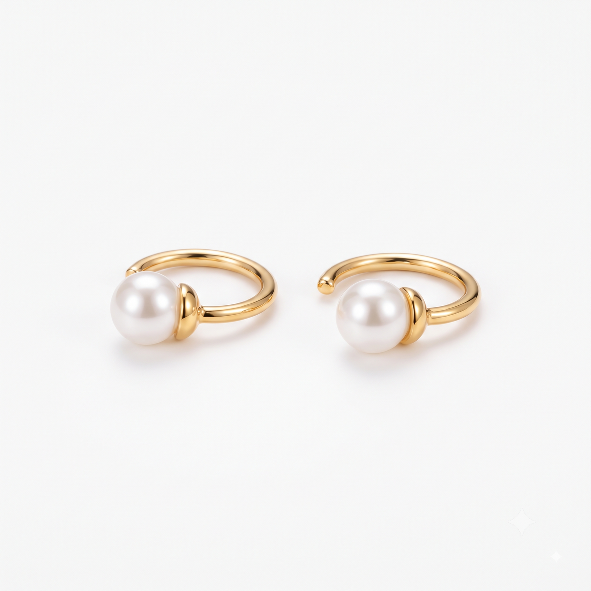 hoop earrings with pearls​

