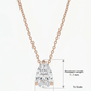 1.50ct Pear Cut Lab Grown Diamond Pendant Necklace