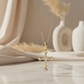 moissanite cross pendant necklace​

