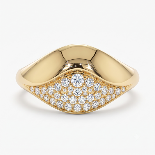 diamond cluster ring​


