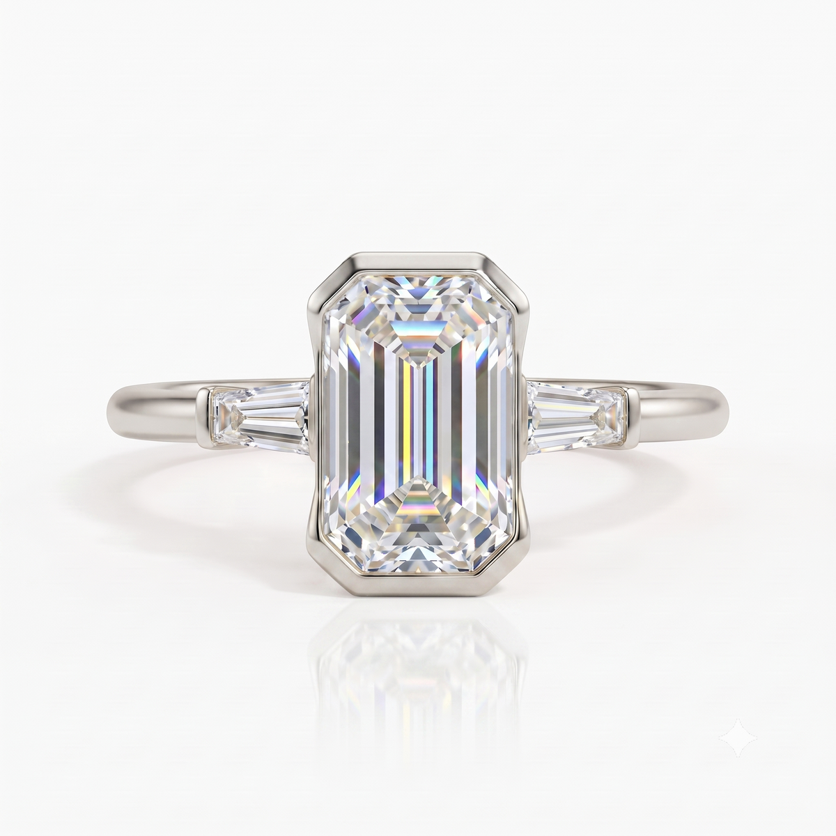 2.40 CT Emerald Cut Ring
