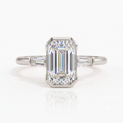 2.40 CT Emerald Cut Ring
