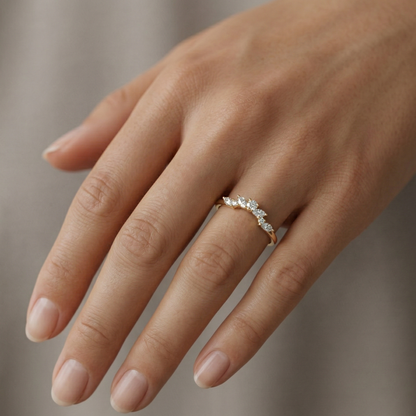 marquise solitaire diamond ring​

