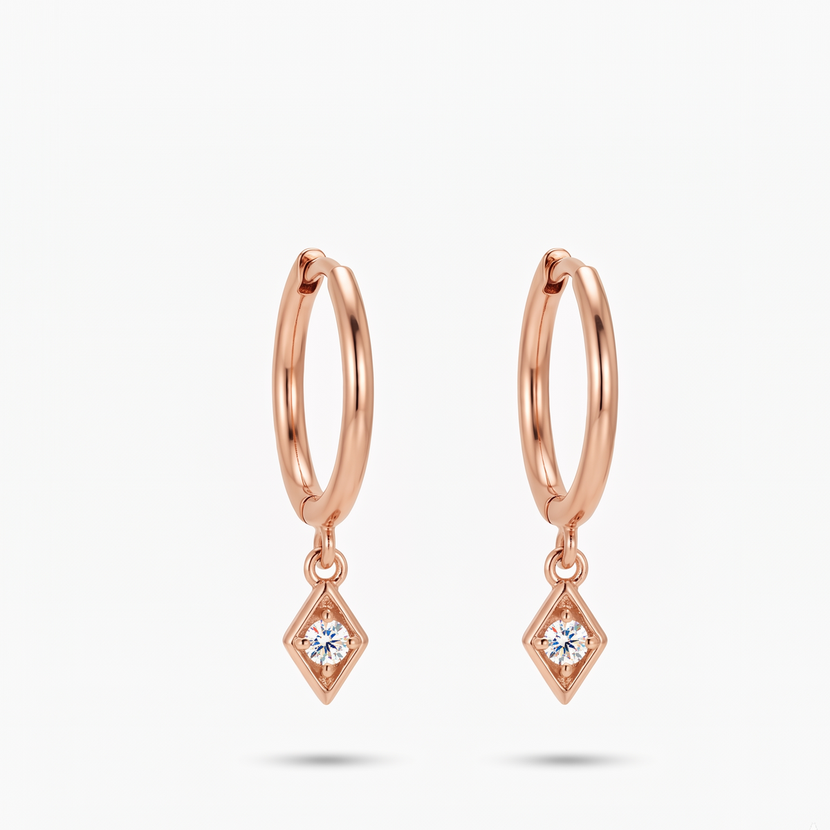 dangle hoop earrings​

