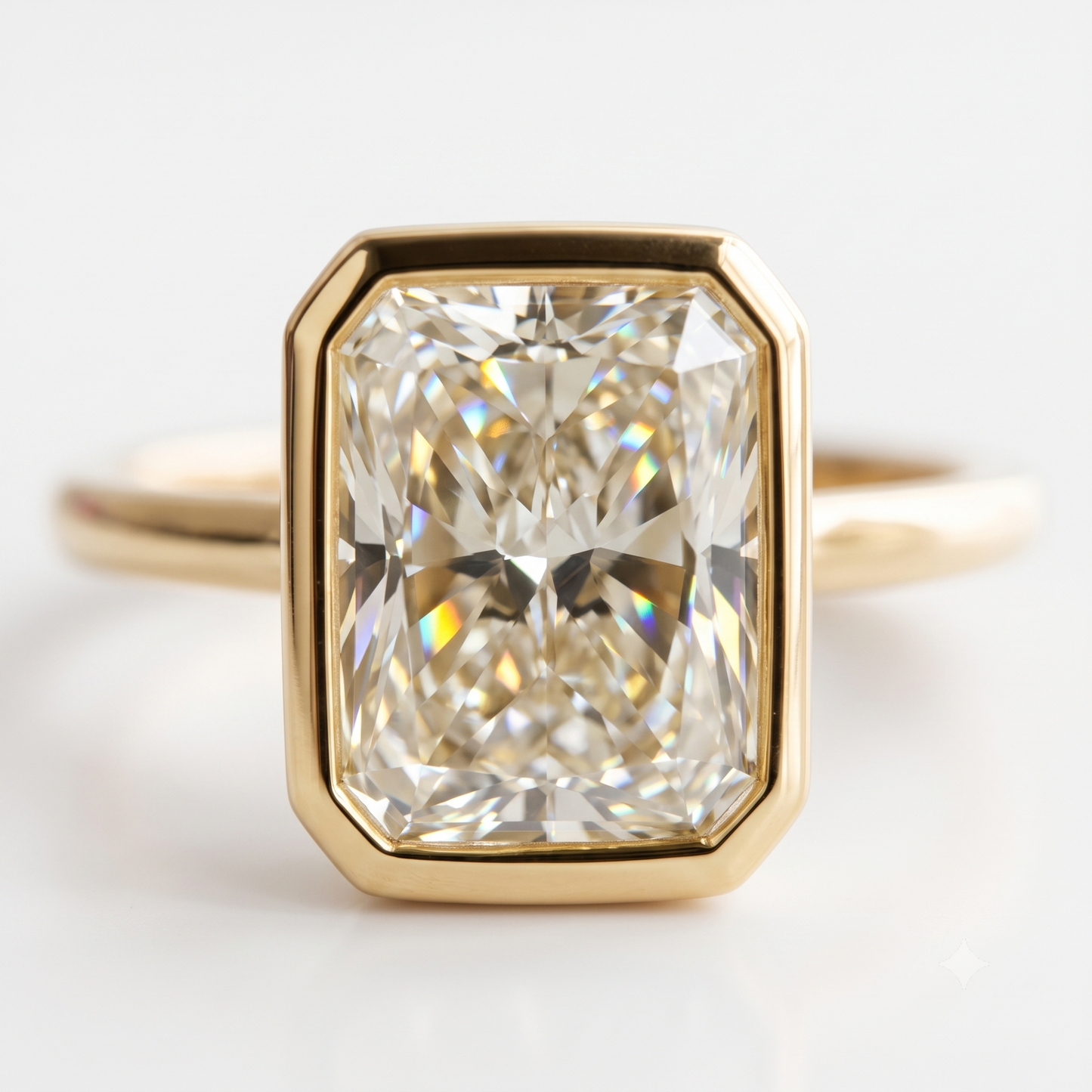 3.00ct Radiant Cut Lab-Grown Solitaire Ring