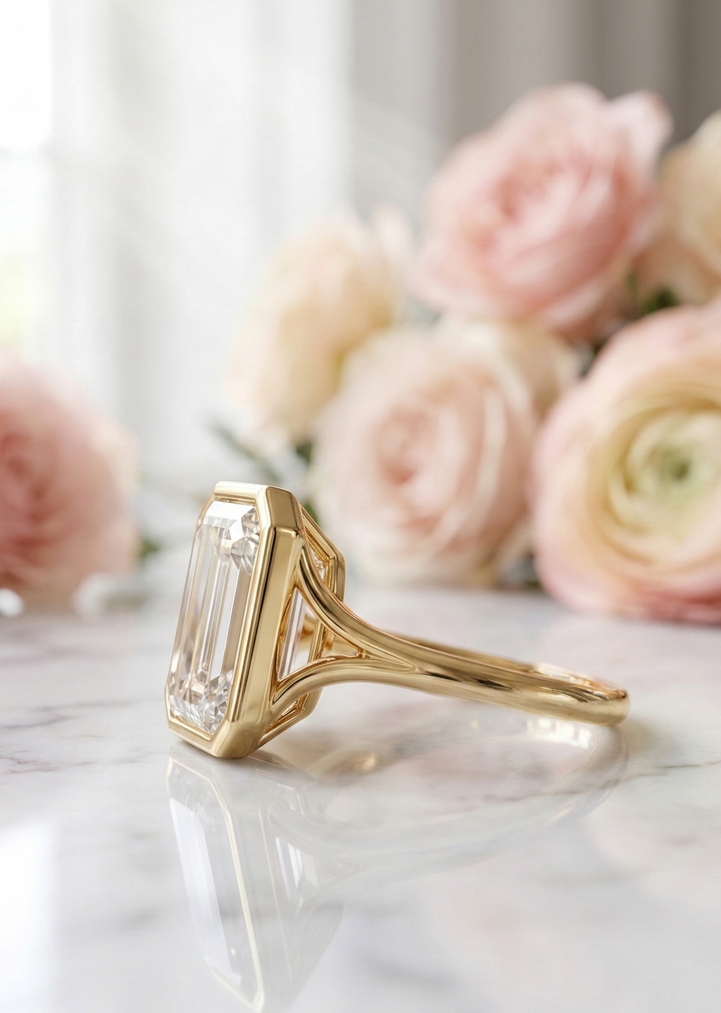 emerald cut diamond engagement rings​

