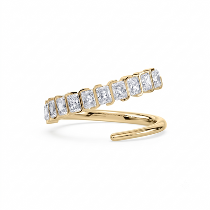 gold open cuff ring​

