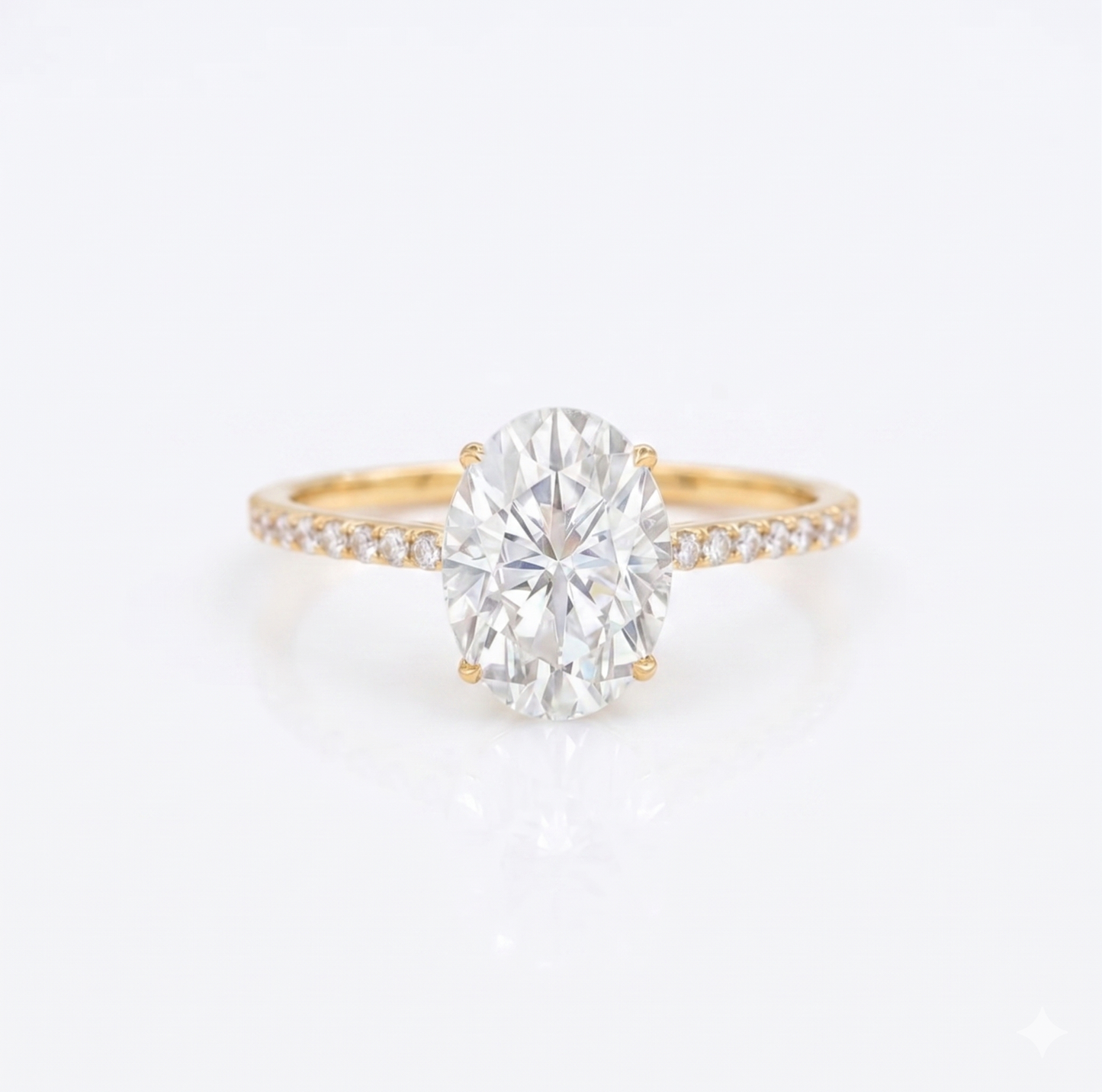 2.68 ct Oval Lab-Grown Diamond Engagement Ring – Ethical Luxury