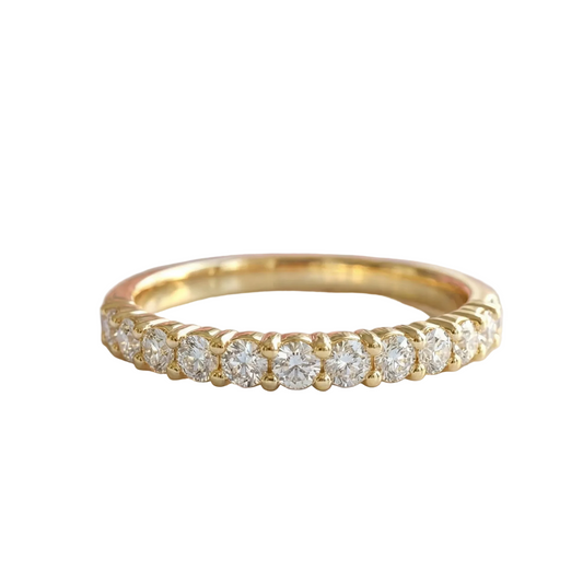 0.375 Ct Lab-Grown Diamond Wedding Band – 14K Eternity Ring