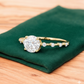 1.120 ct Round Cut Lab Grown Diamond Engagement Ring • Classic Solitaire or Halo Bridal Ring