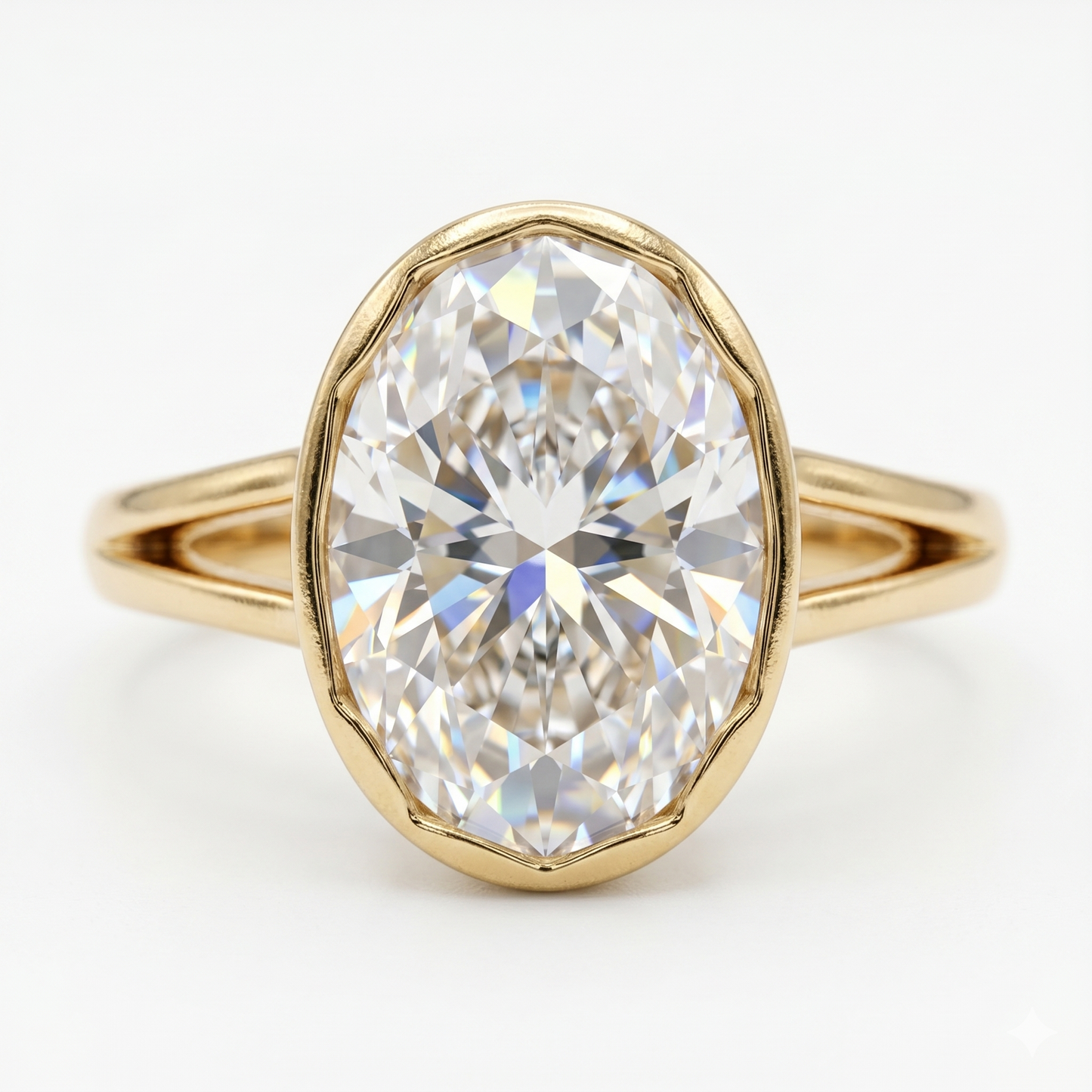 3.00 Ct Oval Cut Lab-Grown Engagement Ring