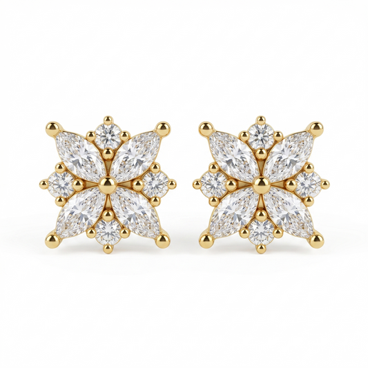 Diamonds Lab-Grown Earrings for her  5