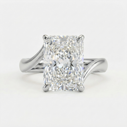 3 Carat Radiant Lab Grown Diamond Engagement Ring