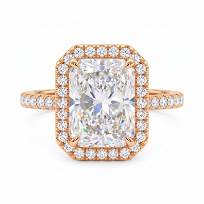 2.00tw Radiant cut Lab-Grown engagement ring