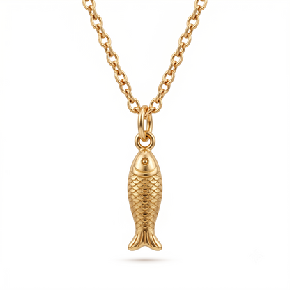 gold fish pendant​

