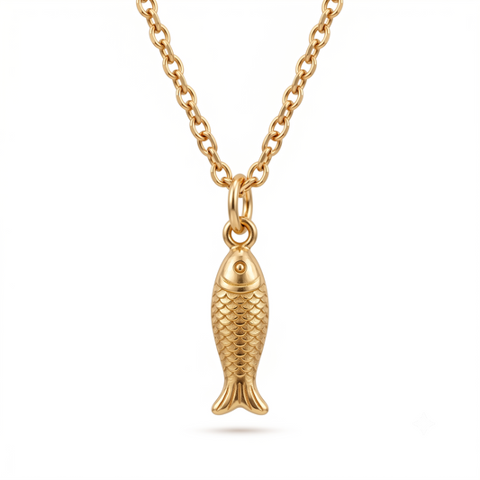 gold fish pendant​

