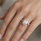 2.130ct Emerald Cut Lab-Grown Diamond Engagement Ring Set