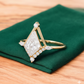 1.700ct Vintage Kite-Cut Lab-Grown Diamond Engagement Ring