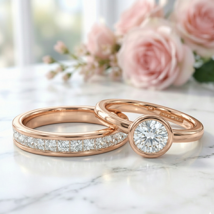 circle cut engagement rings​

