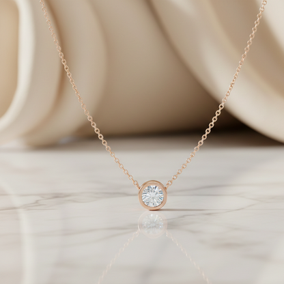 dainty gold necklace​