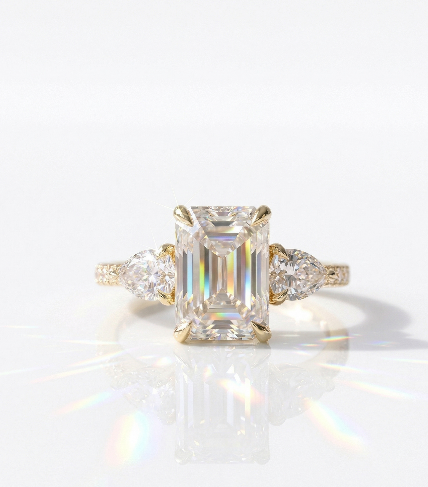 Three Stone Engagement Ring