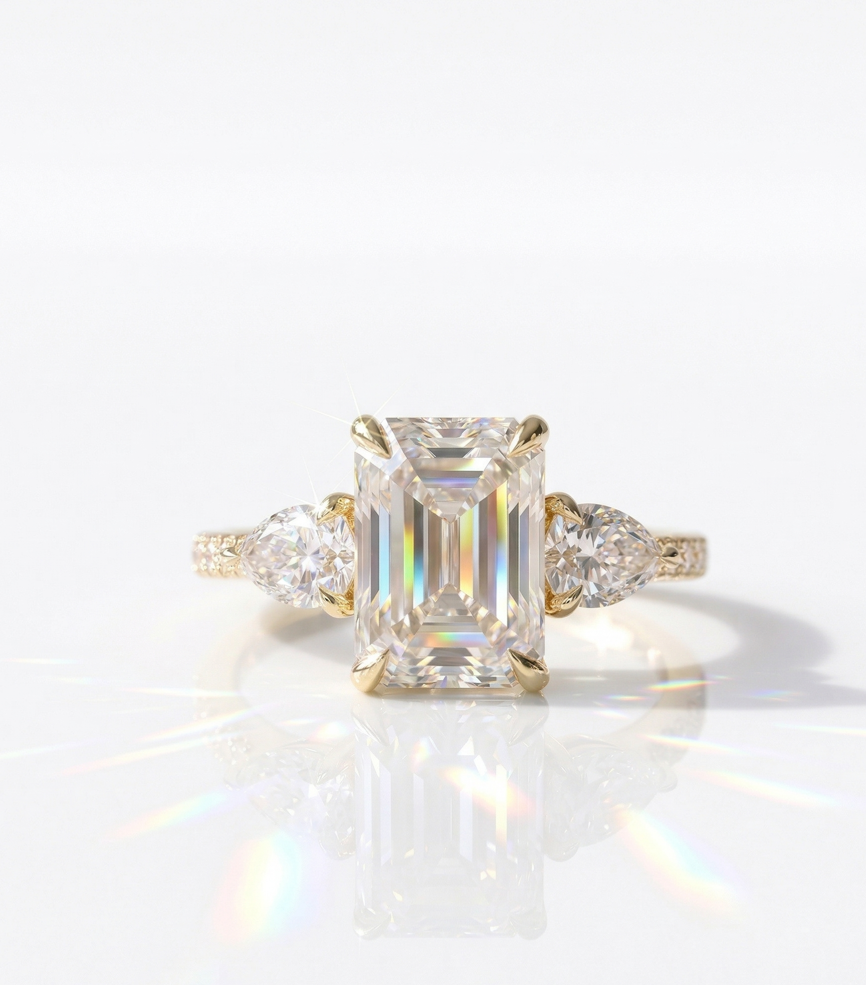 Three Stone Engagement Ring