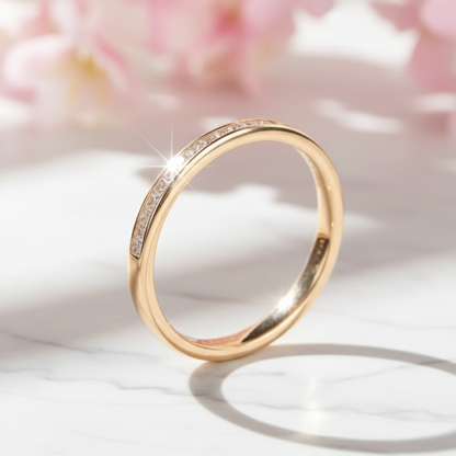 0.250Ct 1.20mm Princess Cut Lab-Grown Ring