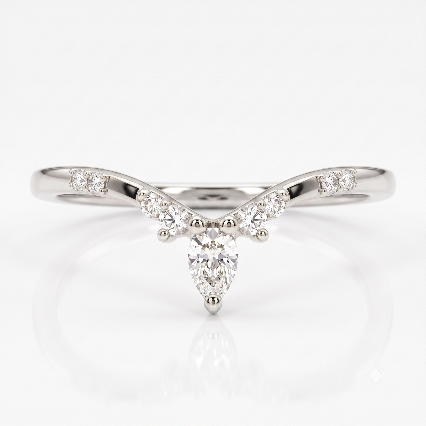 curved wedding bands​

