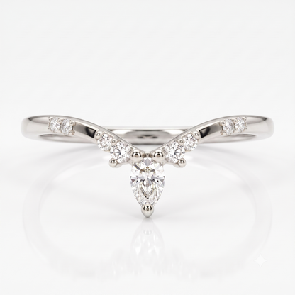 curved wedding bands​


