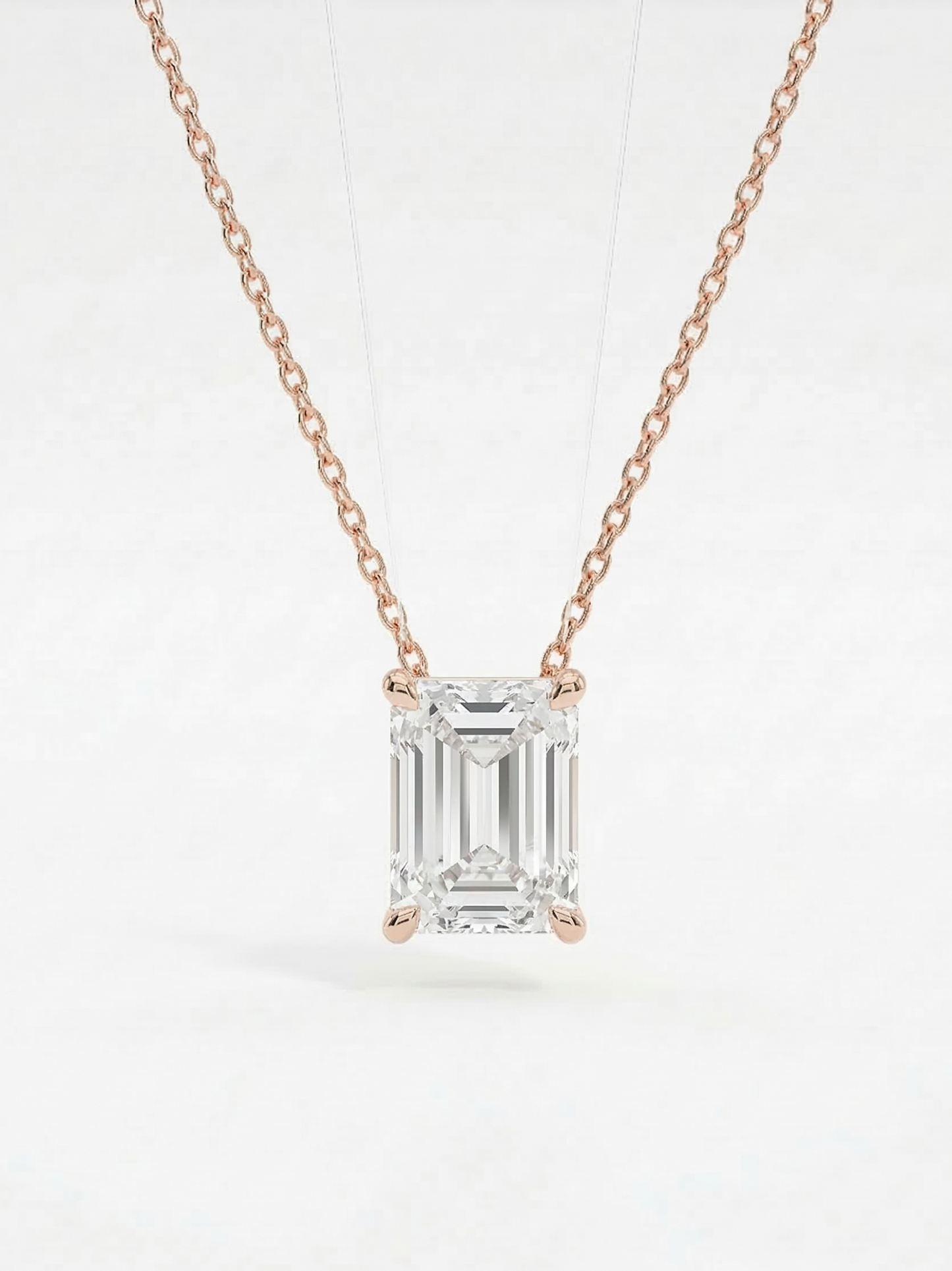 emerald and diamond necklace​

