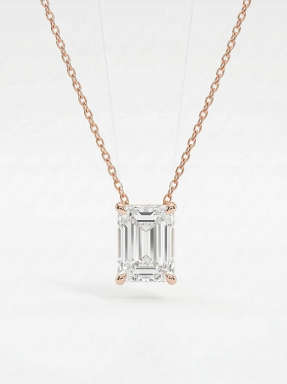 emerald and diamond necklace​

